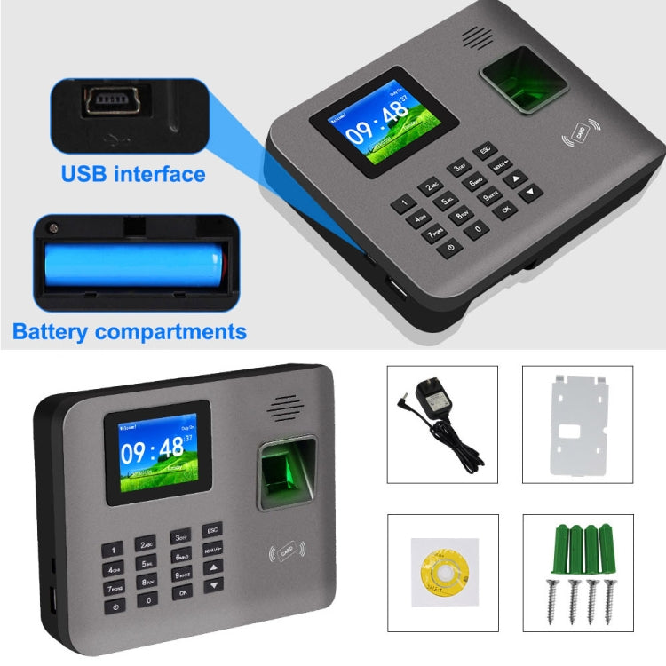 Realand AL321 Terminal Control Asistencia Pantalla Color 2,4