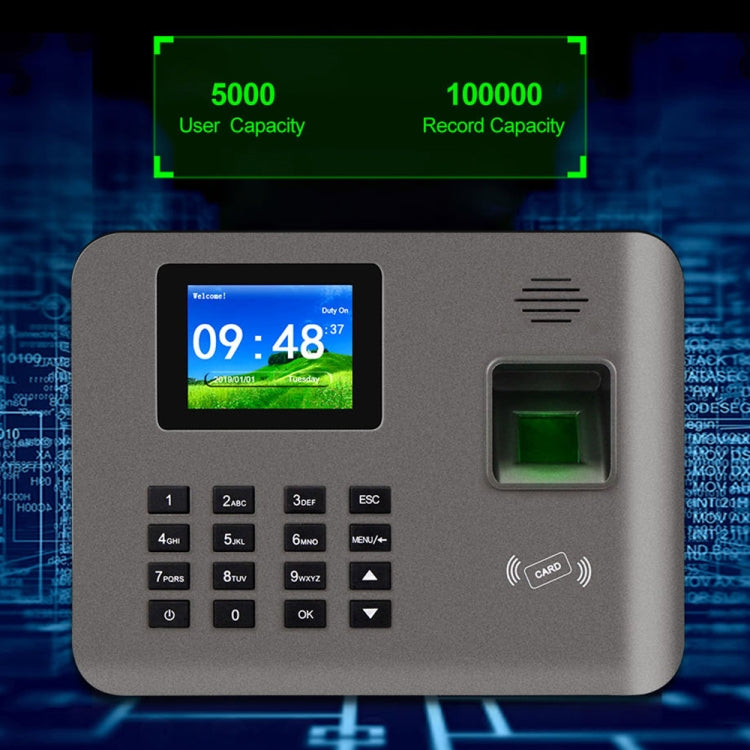 Realand AL321 Terminal Control Asistencia Pantalla Color 2,4