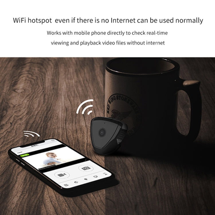 CAMSOY S6 HD Cámara De Vigilancia WiFi 70° Gran Angular
