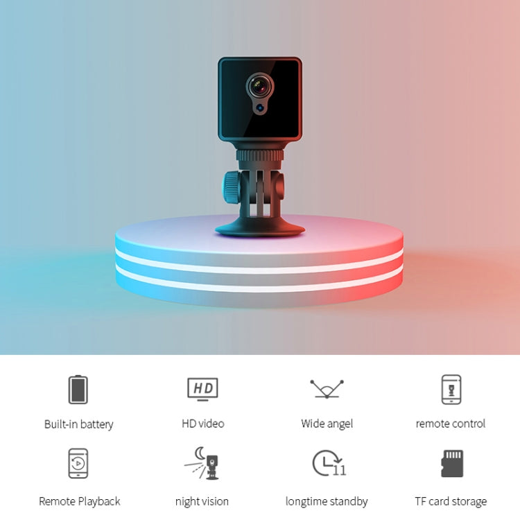 Camsoy S8 HD Cámara Vigilancia WiFi Gran Angular 140Grados