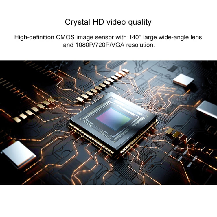 Camsoy S8 HD Cámara Vigilancia WiFi Gran Angular 140Grados