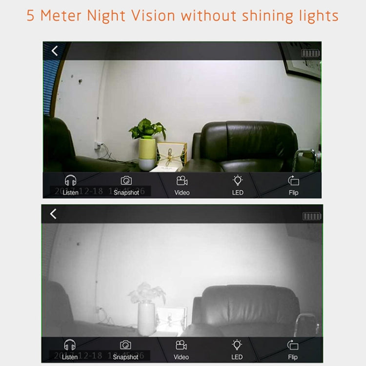 Camsoy C2 Monitor Cámara WiFi HD Visión Nocturna Remota Hogar