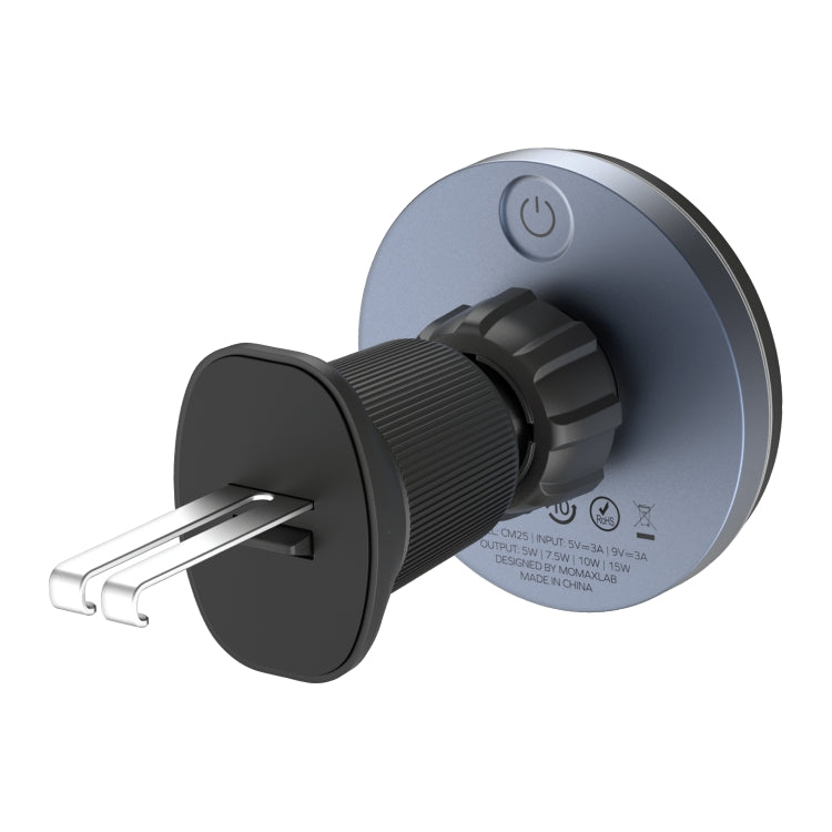 MOMAX CM25A Cargador Inalámbrico Magnético Para Coche 15W
