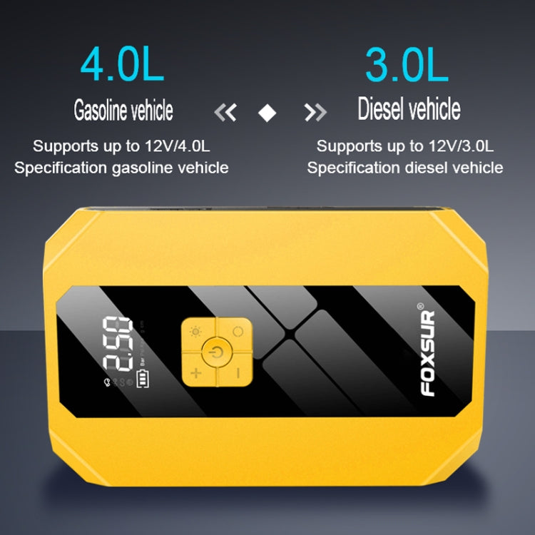 FOXSUR FJS900 Coche Arrancador Emergencia Bateria 26800mAh