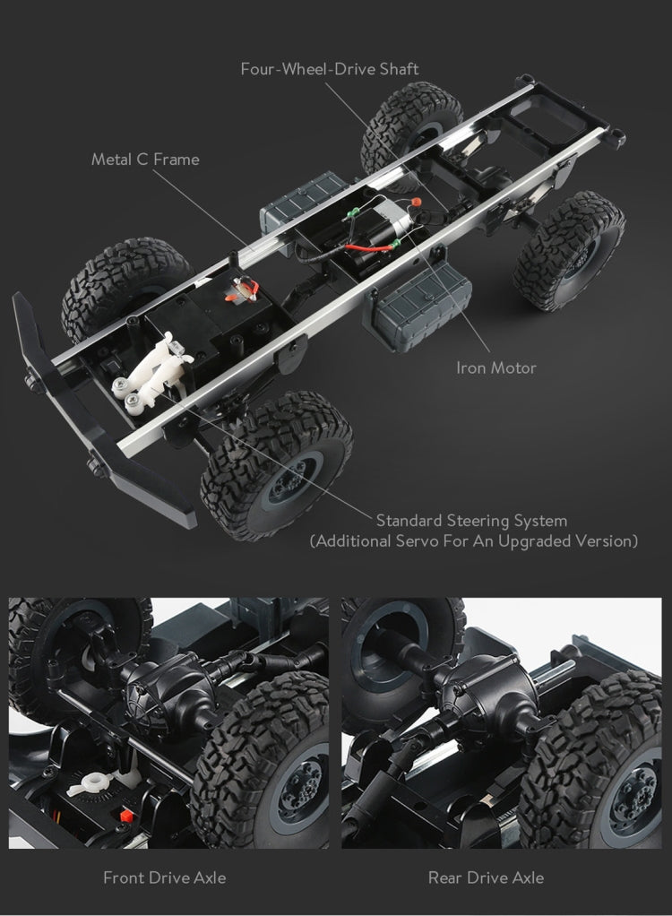 JJR/C Q60 Transporter-1 Coche RC Todoterreno 6WD Listo