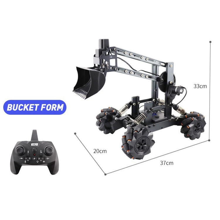 JJR/C JK02 Excavadora RC De Aleación Con Control Remoto Alcance 30-50 m