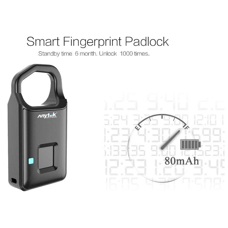 Anytek P4 Candado Huella Digital Uso Diario Micro USB