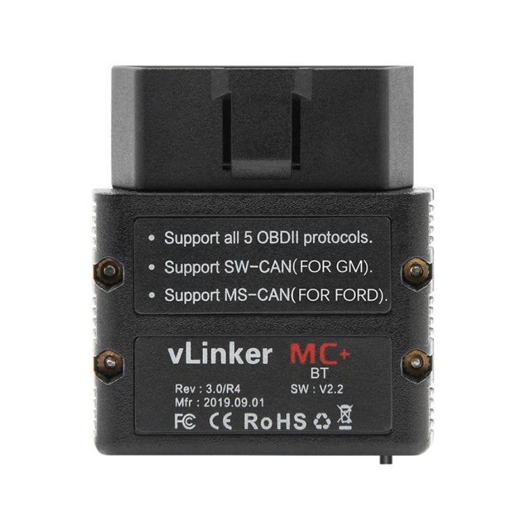 VLINKER MC V2.2 Detector OBD Bluetooth 3.0 Para Automóviles Compactos