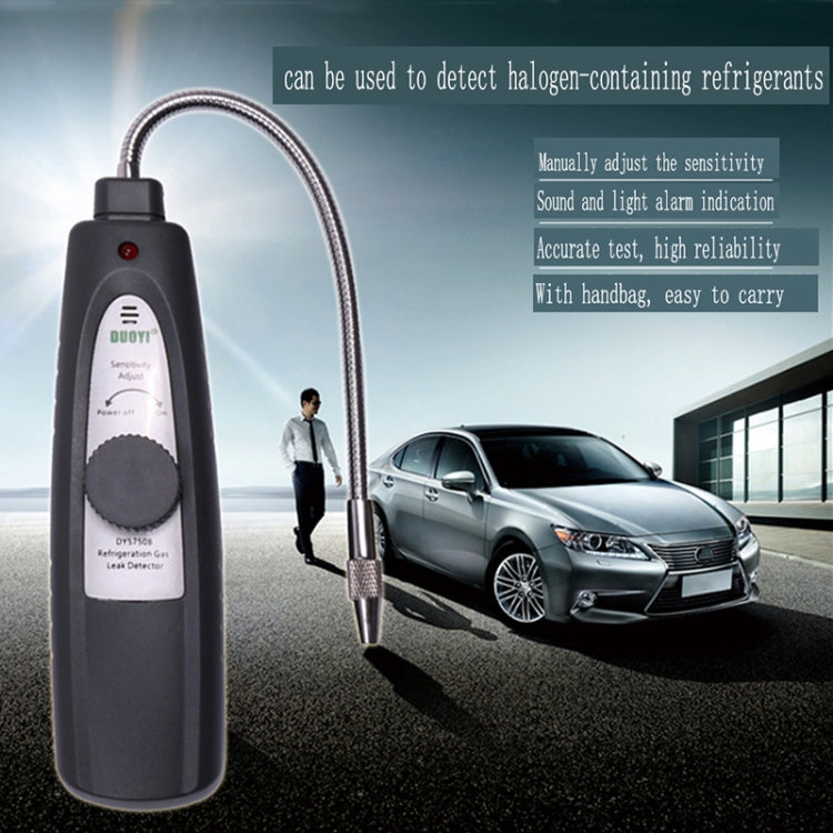 DUOYI DY5750B Detector Fugas Auto Sensibilidad Ajustable