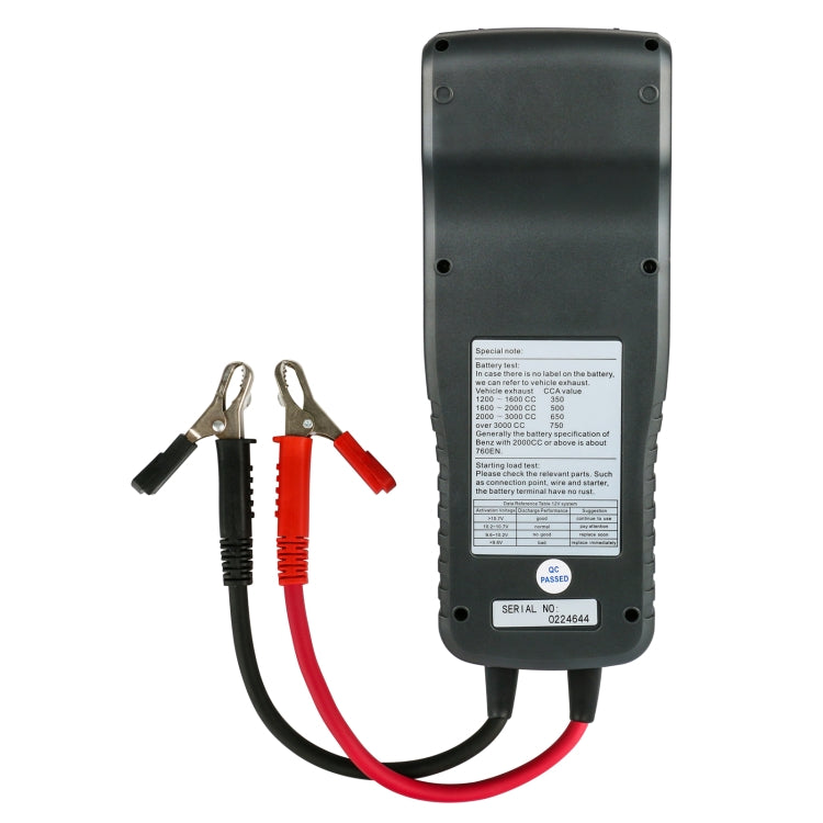 DUOYI DY2015C Probador De Batería Automotriz 12V/24V Portátil