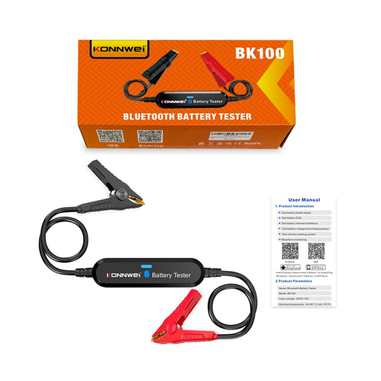 KONNWEI BK100 X431 BST360 Probador de Batería Bluetooth