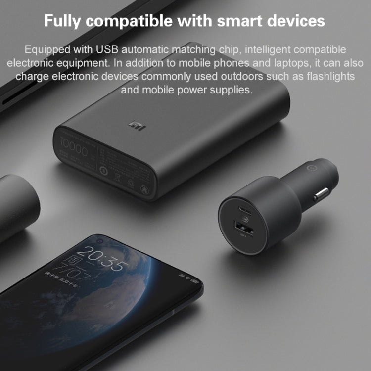 Xiaomi CC07ZM Cargador de coche compacto 68W USB A USB-C