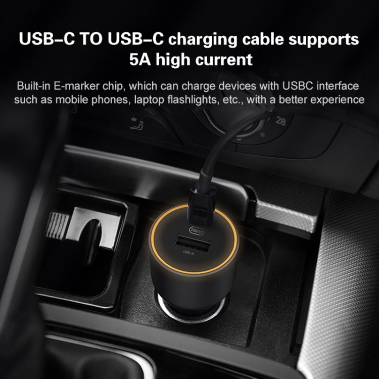 Xiaomi CC07ZM Cargador de coche compacto 68W USB A USB-C