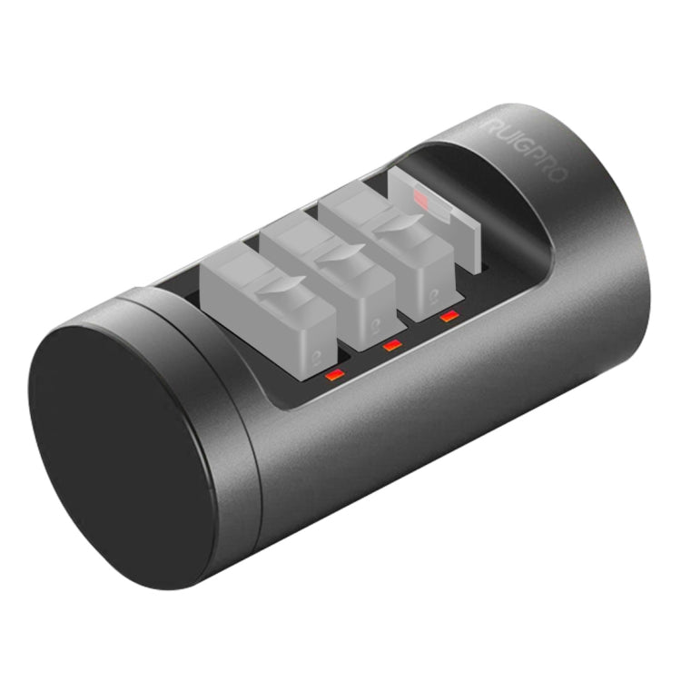 Ruigpro Cargador GoPro HERO8 Black 7 6 5 Luz LED Portátil