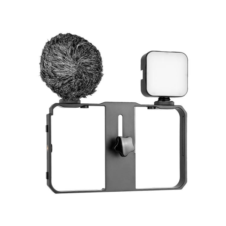 YELANGU PC202 YLG1801B Kit Vlogging Luz LED Micrófono