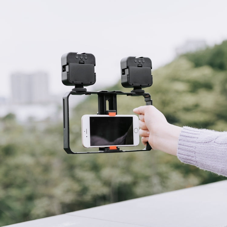 YELANGU PC202 YLG1801B Kit Vlogging Luz LED Micrófono