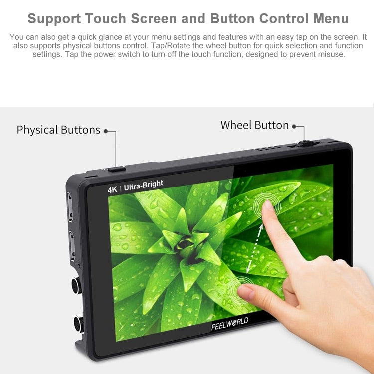 FEELWORLD LUT6S Monitor De Campo 6 Pulgadas IPS 2600 Nits