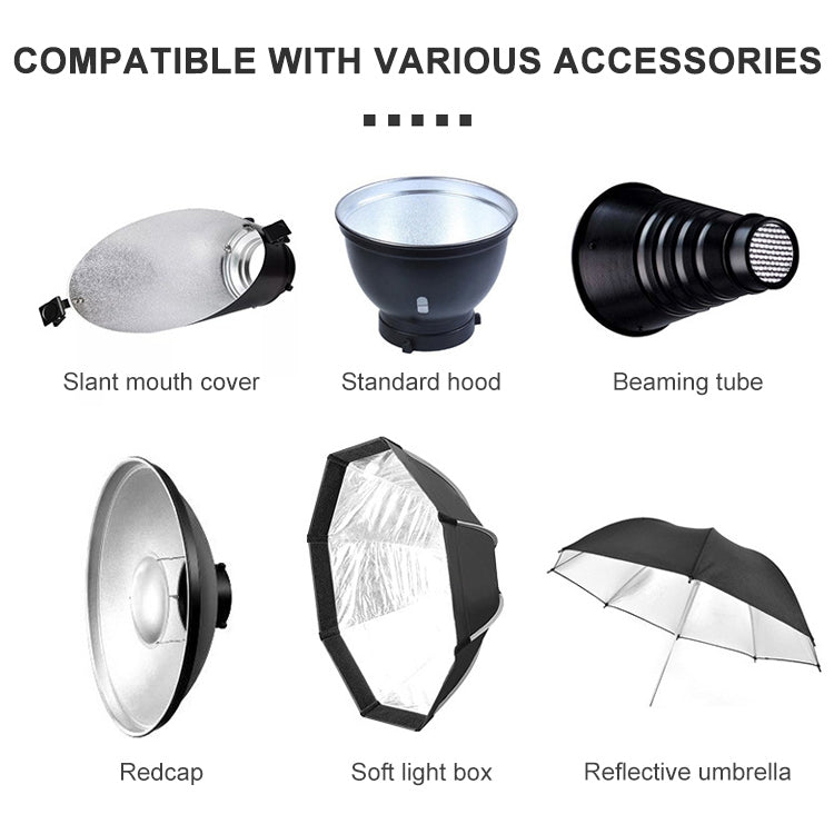 TRIOPO Oubao TTR600W Flash Estudio 600W Profesional
