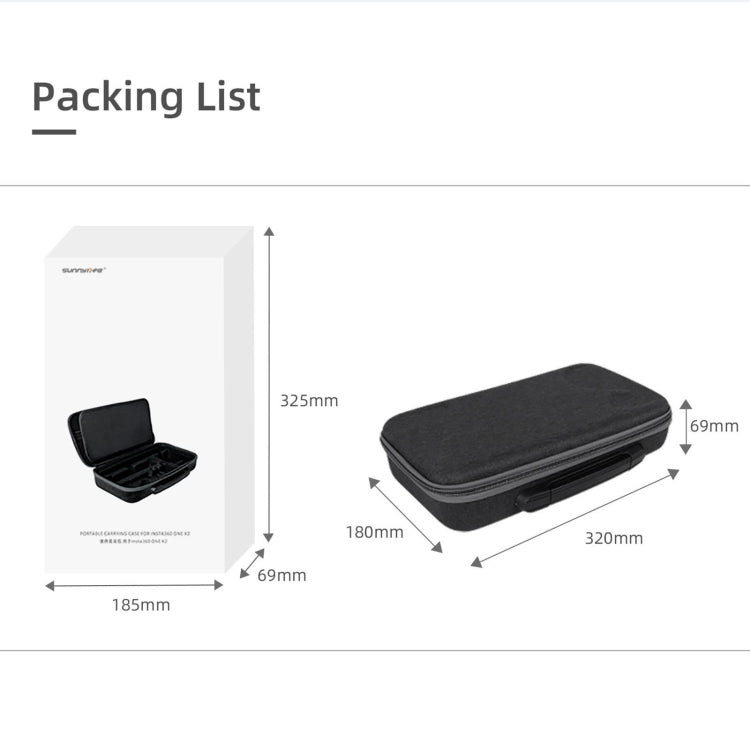 Sunnylife IST-B193 Estuche Para Insta360 ONE X2 Protección