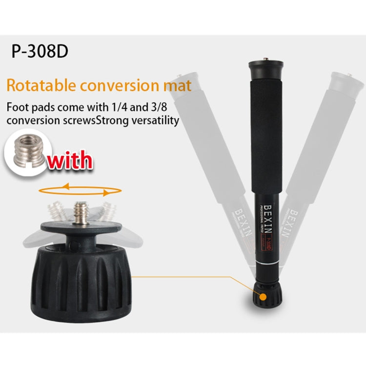 BEXIN P308D Monopod de Aluminio para DSLR Bloqueo Rápido