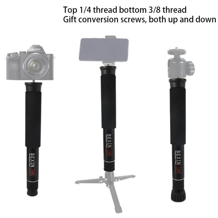 BEXIN P308D Monopod de Aluminio para DSLR Bloqueo Rápido