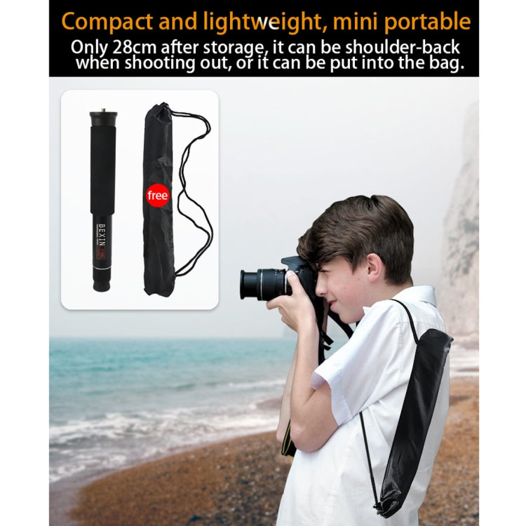 BEXIN P308D Monopod de Aluminio para DSLR Bloqueo Rápido