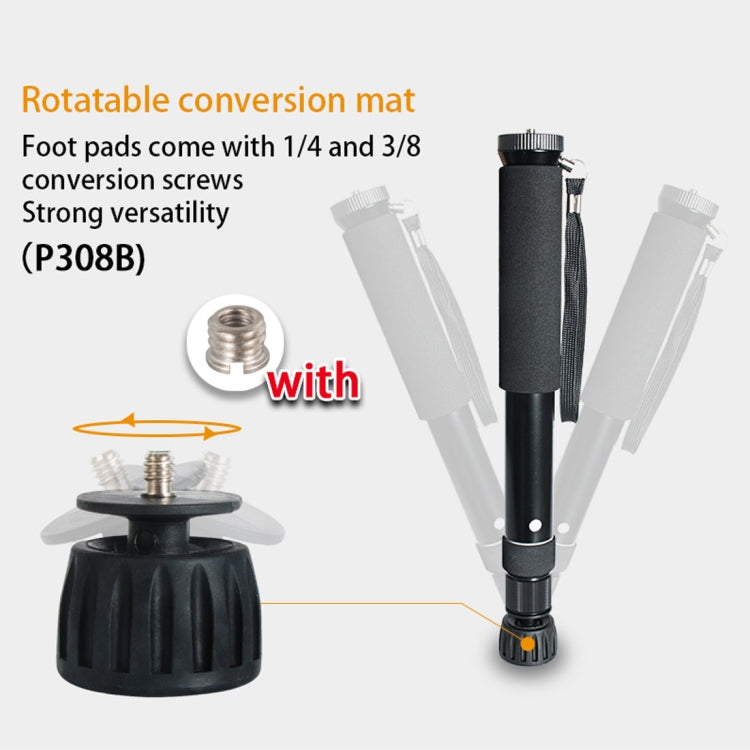 BEXIN P308B Soporte Monopié Para Cámara DSLR Altura 160 Cm