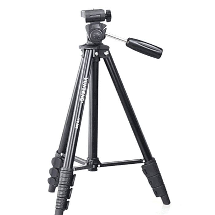 Yunteng VCT-680RM Trípode Aluminio DSLR Altura 46-138 Cm