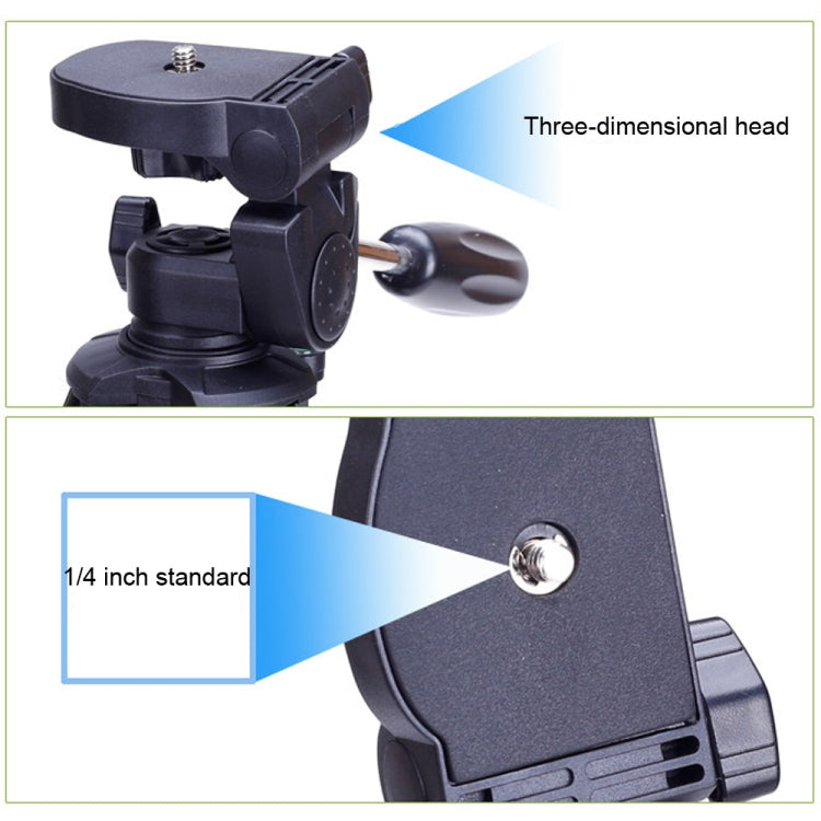 Yunteng VCT-680RM Trípode Aluminio DSLR Altura 46-138 Cm