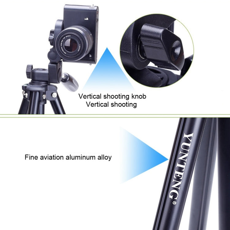 Yunteng VCT-680RM Trípode Aluminio DSLR Altura 46-138 Cm
