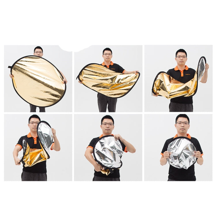 Godox FT01 Reflector Fotográfico Oval 100x150 cm 2 en 1 Oro Plata
