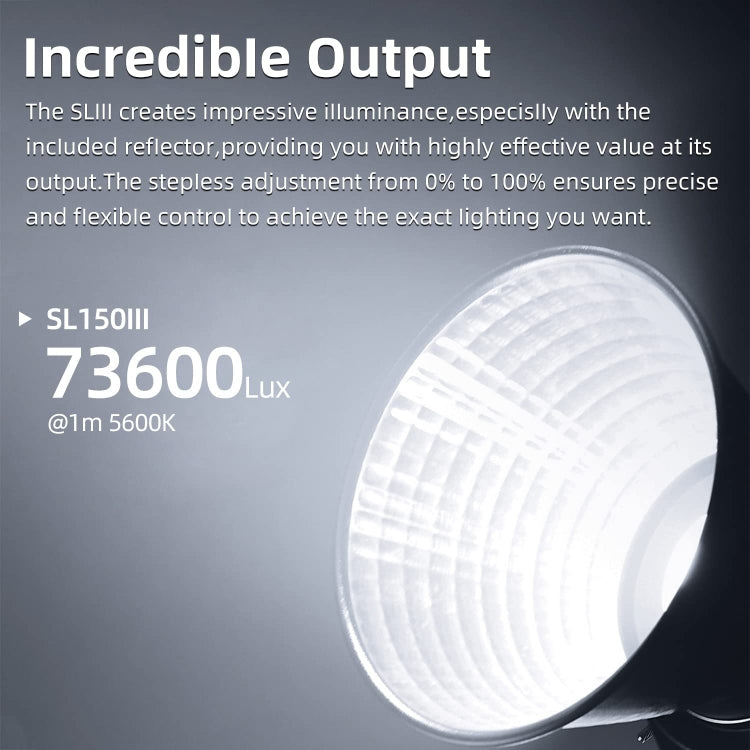 Godox SL150III Luz LED Para Video Iluminación 160W 5600K