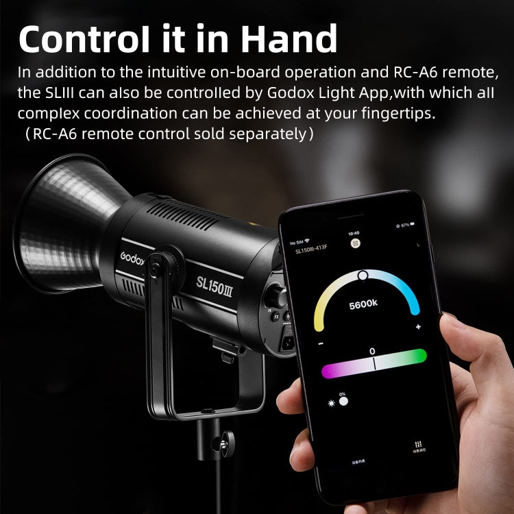 Godox SL150III Luz LED Para Video Iluminación 160W 5600K