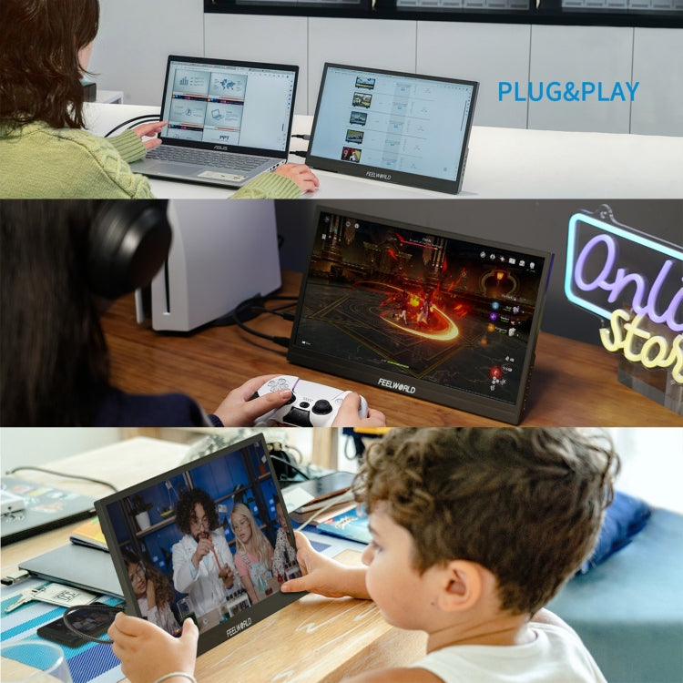 FEELWORLD DH156 Monitor Portátil 15.6 USB C HDMI Compacto