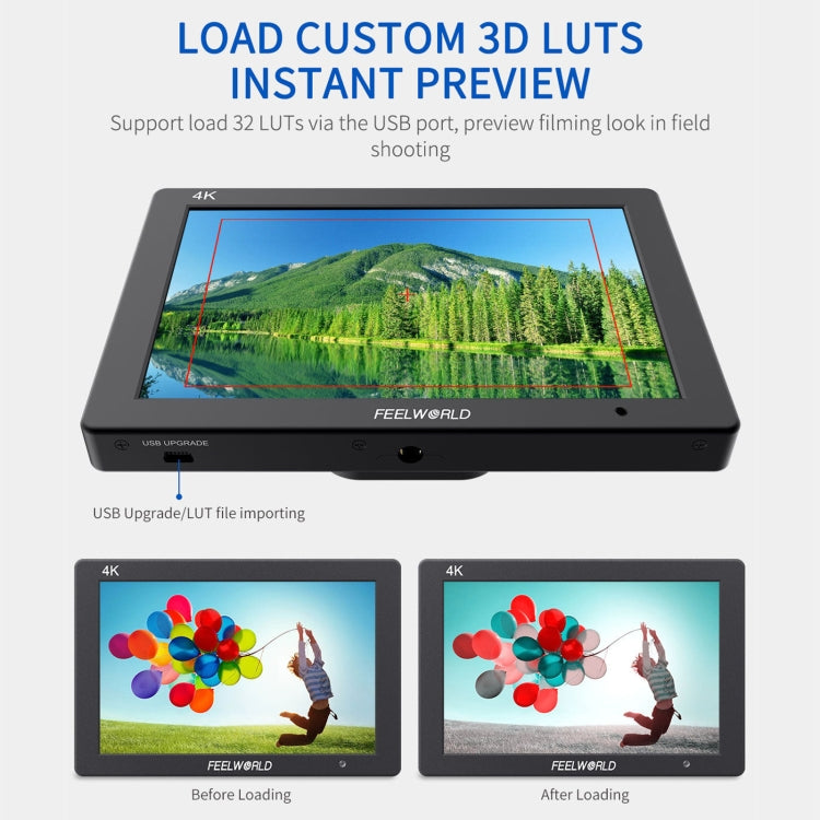 FEELWORLD T7 PLUS Monitor De Campo 3D LUT Profesional