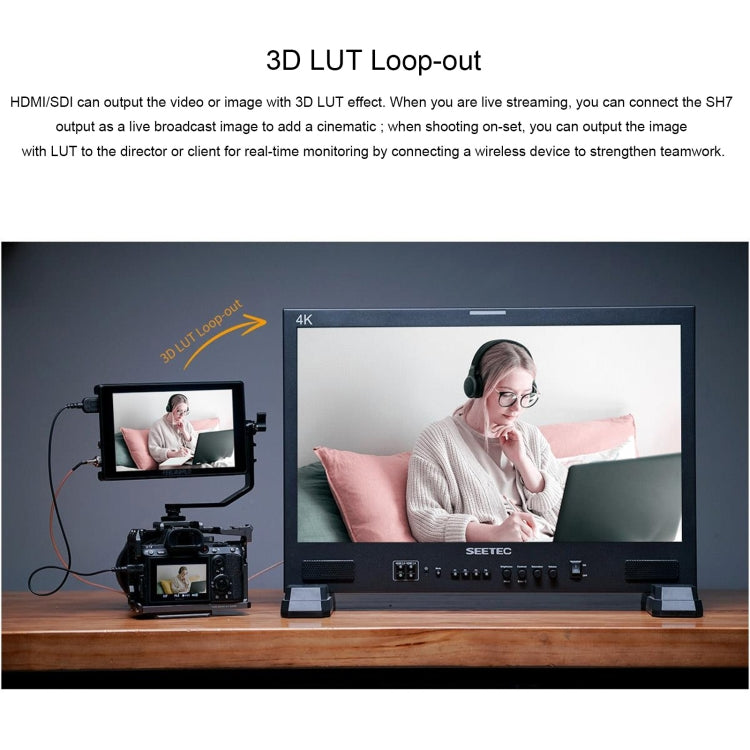 FEELWORLD SH7 Monitor Para Cámara 7 Pulgadas 2200 Nit