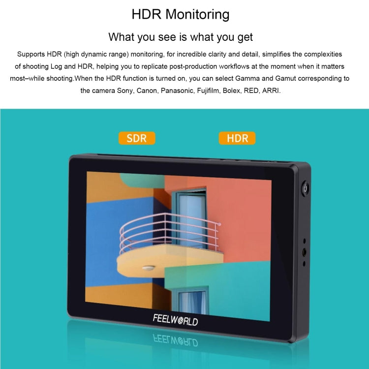 FEELWORLD SH7 Monitor Para Cámara 7 Pulgadas 2200 Nit