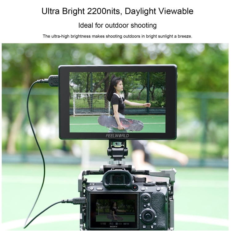 FEELWORLD SH7 Monitor Para Cámara 7 Pulgadas 2200 Nit
