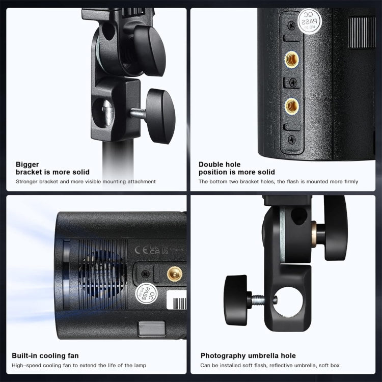 Godox AD100Pro Flash de Bolsillo para Exterior Potencia 100W