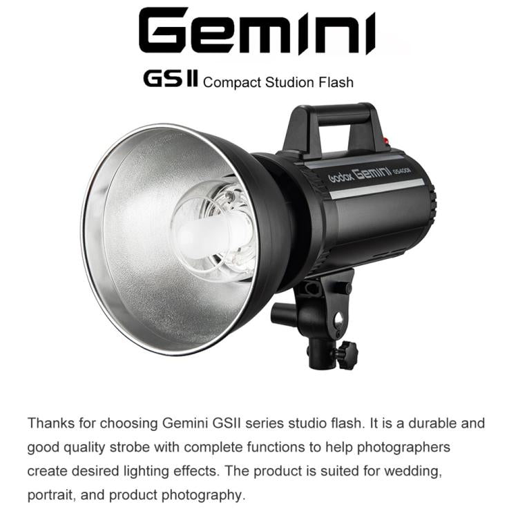Godox Gemini GS400II Flash de Estudio 400W Profesional