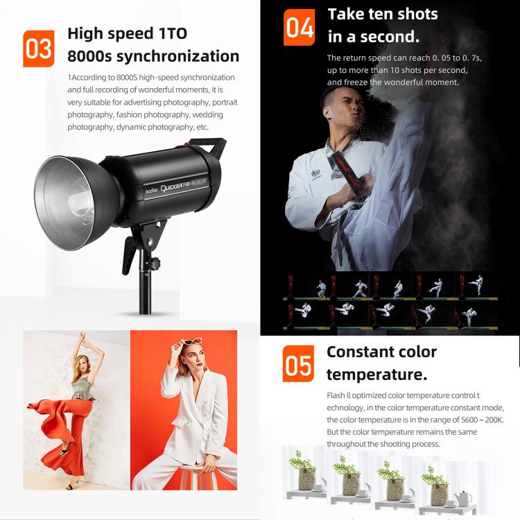 Godox Quicker600IIM Flash de Estudio 600Ws Profesional
