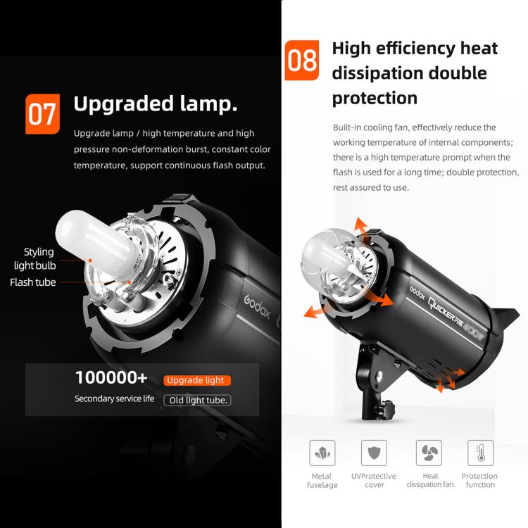 Godox Quicker600IIM Flash de Estudio 600Ws Profesional