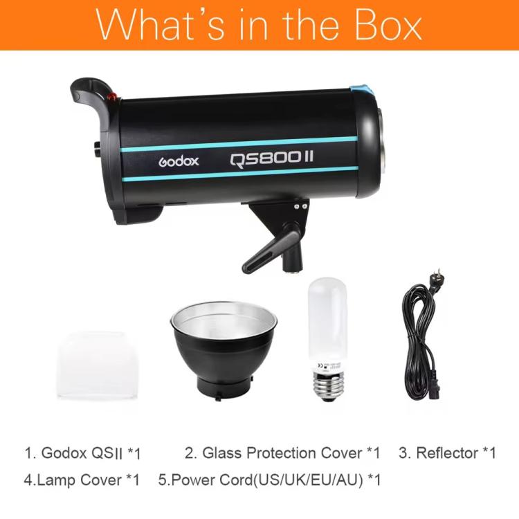Godox QS800II Flash de Estudio Bowens 800W para Fotografía