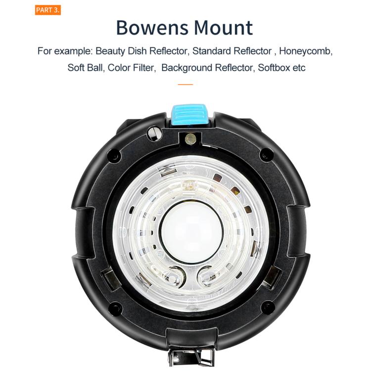 Godox QS600II Flash de Estudio Montura Bowens Profesional