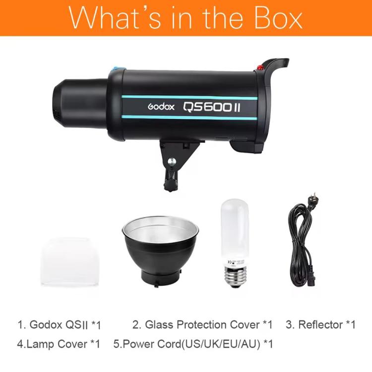 Godox QS600II Flash de Estudio Montura Bowens Profesional