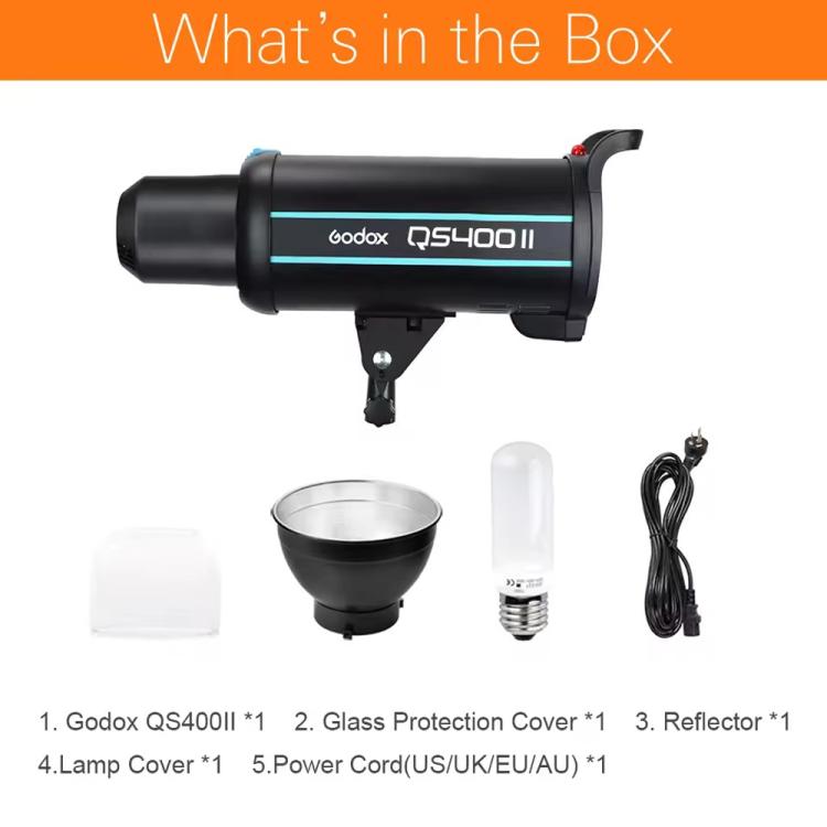 Godox QS400II Flash Estudio Bowens 400W Alta Velocidad