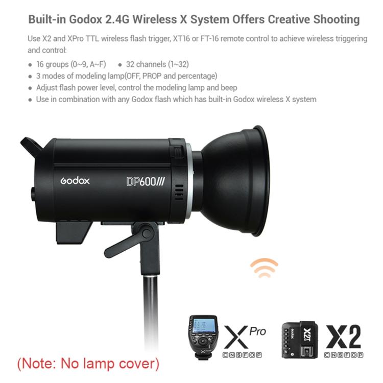 Godox DP400III Flash de Estudio Sistema Inalámbrico 2.4G X