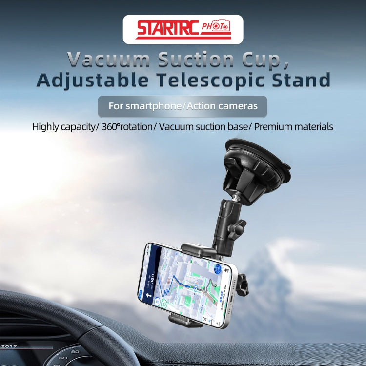 STARTRC GoPro Compatible SoporteVentosa Abrazadera Teléfono