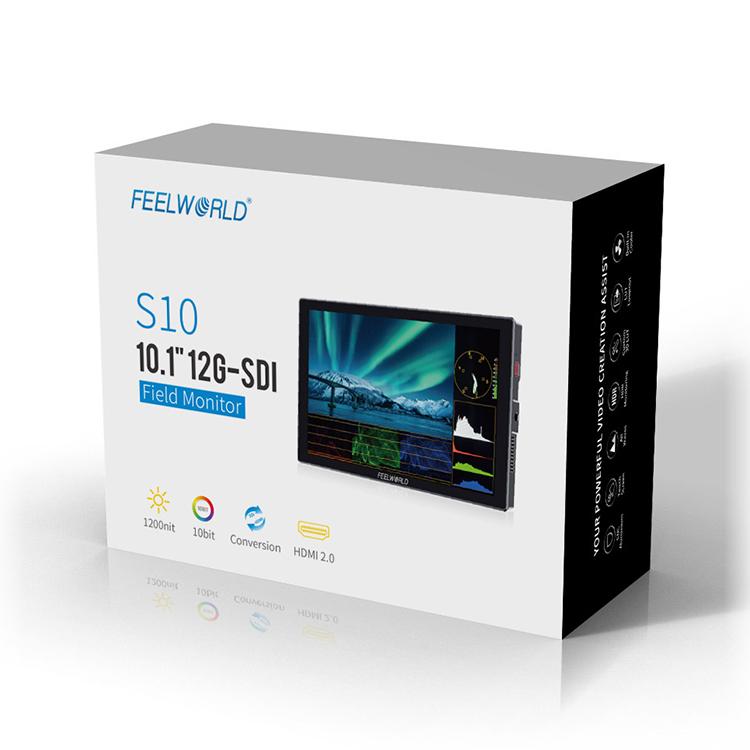 FEELWORLD S10 Monitor de Campo 10.1 Pulgadas Brillo 1200 Nit