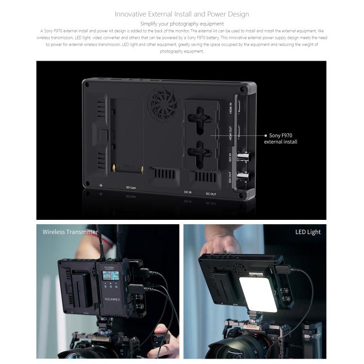FEELWORLD SH7 Monitor De Cámara 7 Pulgadas 2200 Nit